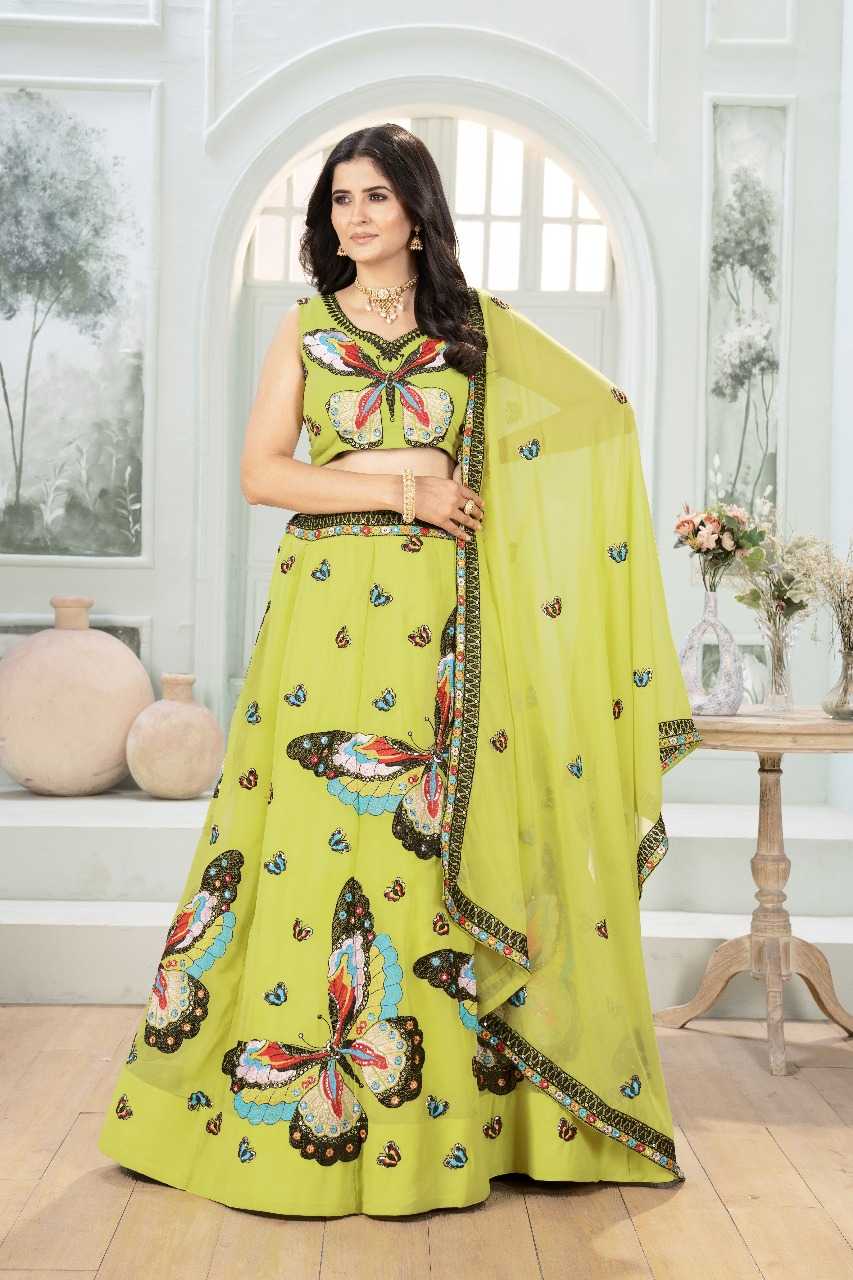 Ynf Faux Georgette RIN197 3057 5118 Lehengas Wholesale Designer Lehenga Bridal Lehenga Wedding Lehenga Manufacturer