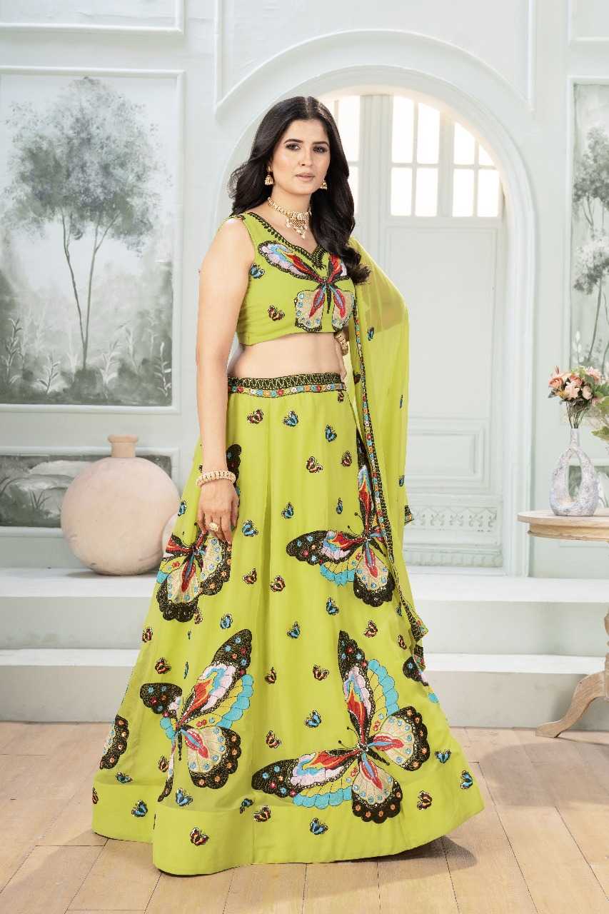 Ynf Faux Georgette RIN197 3057 5118 Lehengas Wholesale Designer Lehenga Bridal Lehenga Wedding Lehenga Manufacturer