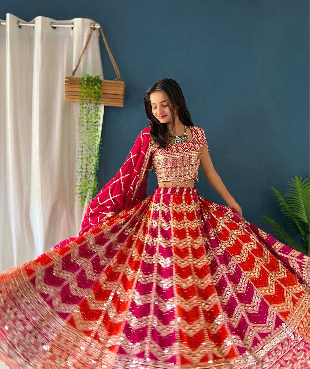 Ynf Faux Georgette RIN197 3057 Lehengas Wholesale Designer Lehenga Fancy Lehenga Bridal Lehenga Manufacturer