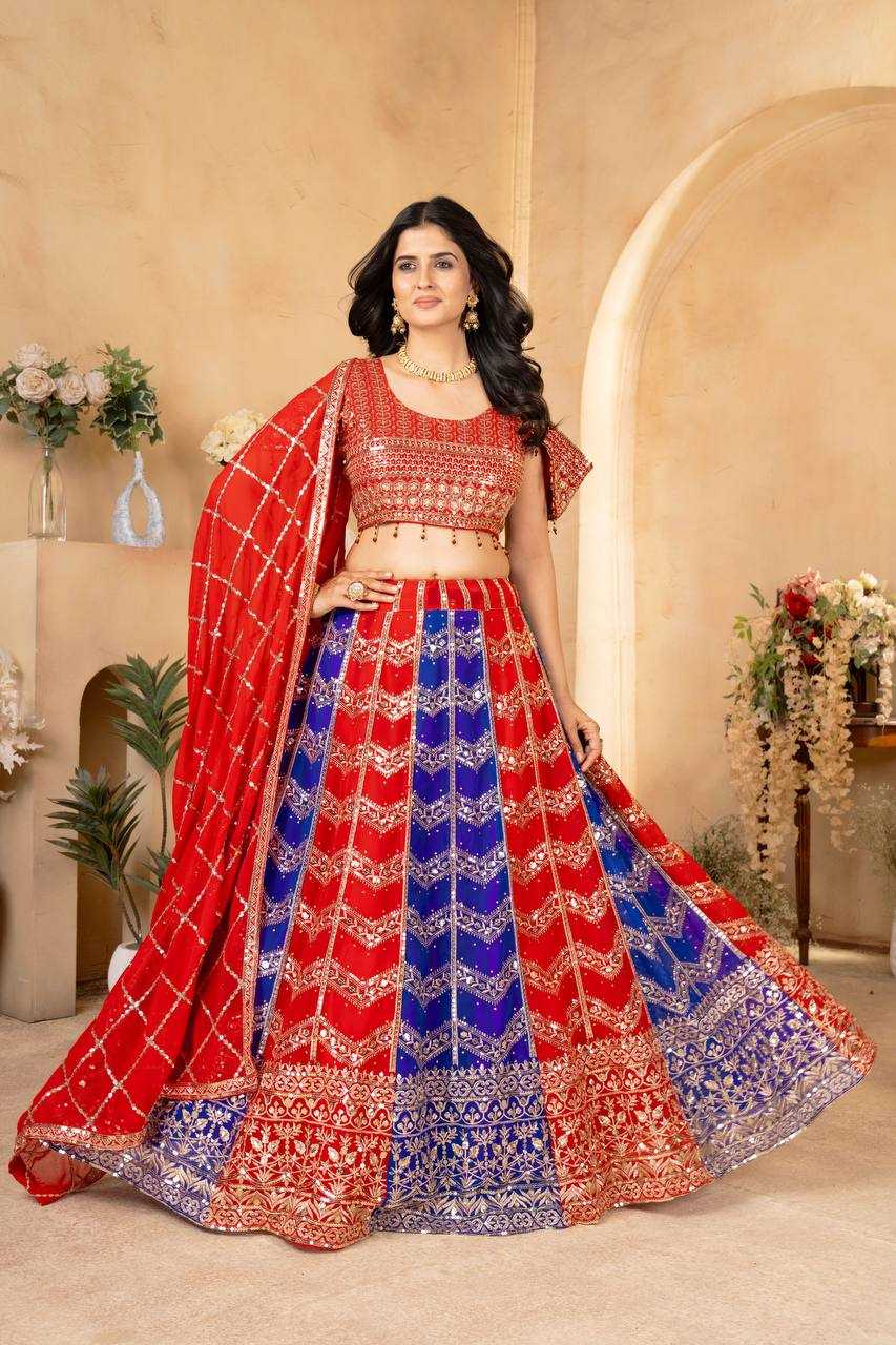 Ynf Faux Georgette RIN197 3057 Lehengas Wholesale Designer Lehenga Fancy Lehenga Bridal Lehenga Manufacturer