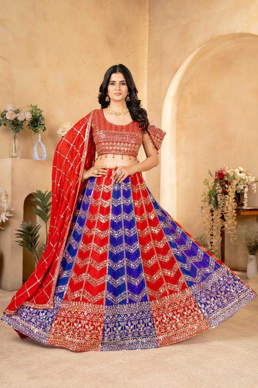 Ynf Faux Georgette RIN197 3057 Lehengas Wholesale Designer Lehenga Fancy Lehenga Bridal Lehenga Manufacturer