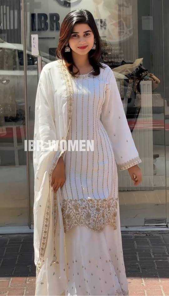 Ynf Faux Georgette RIN212 7066 Suits & Dresses Wholesale Embroidery Suits Georgette Suit Manufacturer
