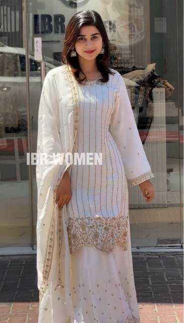 Ynf Faux Georgette RIN212 7066 Suits & Dresses Wholesale Embroidery Suits Georgette Suit Manufacturer