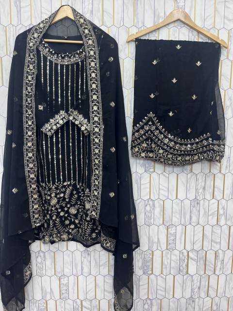 Ynf Faux Georgette RIN212 7066 Suits & Dresses Wholesale Embroidery Suits Georgette Suit Manufacturer