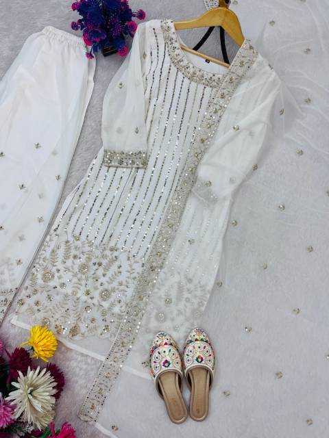 Ynf Faux Georgette RIN212 7066 Suits & Dresses Wholesale Embroidery Suits Georgette Suit Manufacturer