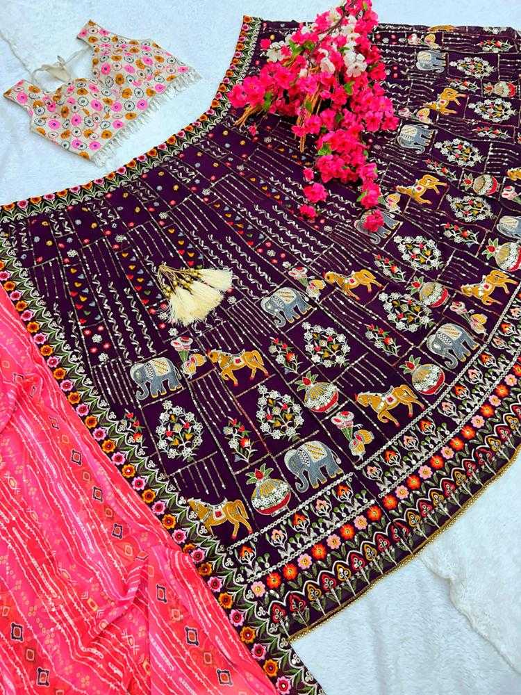 Ynf Faux Georgette RIN222 COLOR ADD Lehengas Wholesale Silk Lehenga Wedding Lehenga Georgette Lehenga Manufacturer