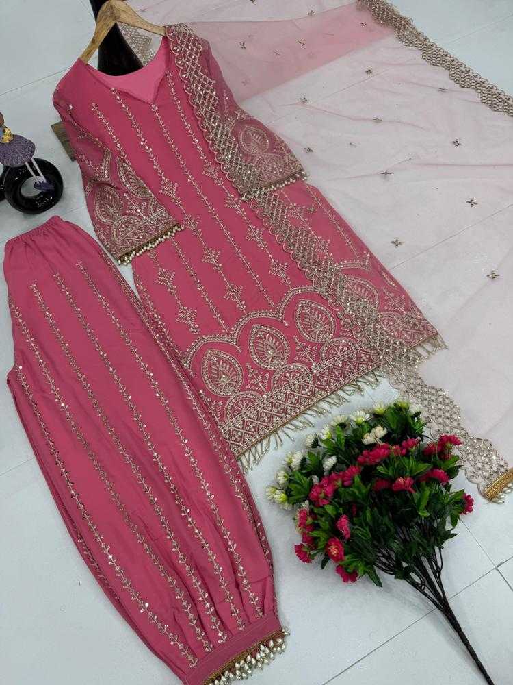 Ynf Faux Georgette RIN222 PUNJAB Suits & Dresses Wholesale Embroidery Suits Georgette Suit Wedding Suits Manufacturer