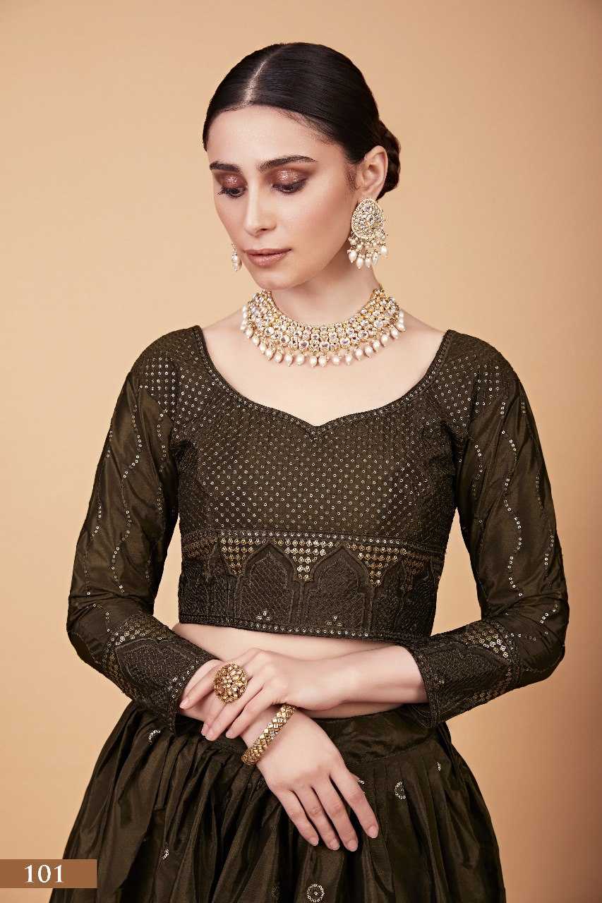 Ynf Faux Georgette RIN227 101 Gowns Wholesale Embroidery Gowns Party Wear Gowns Manufacturer