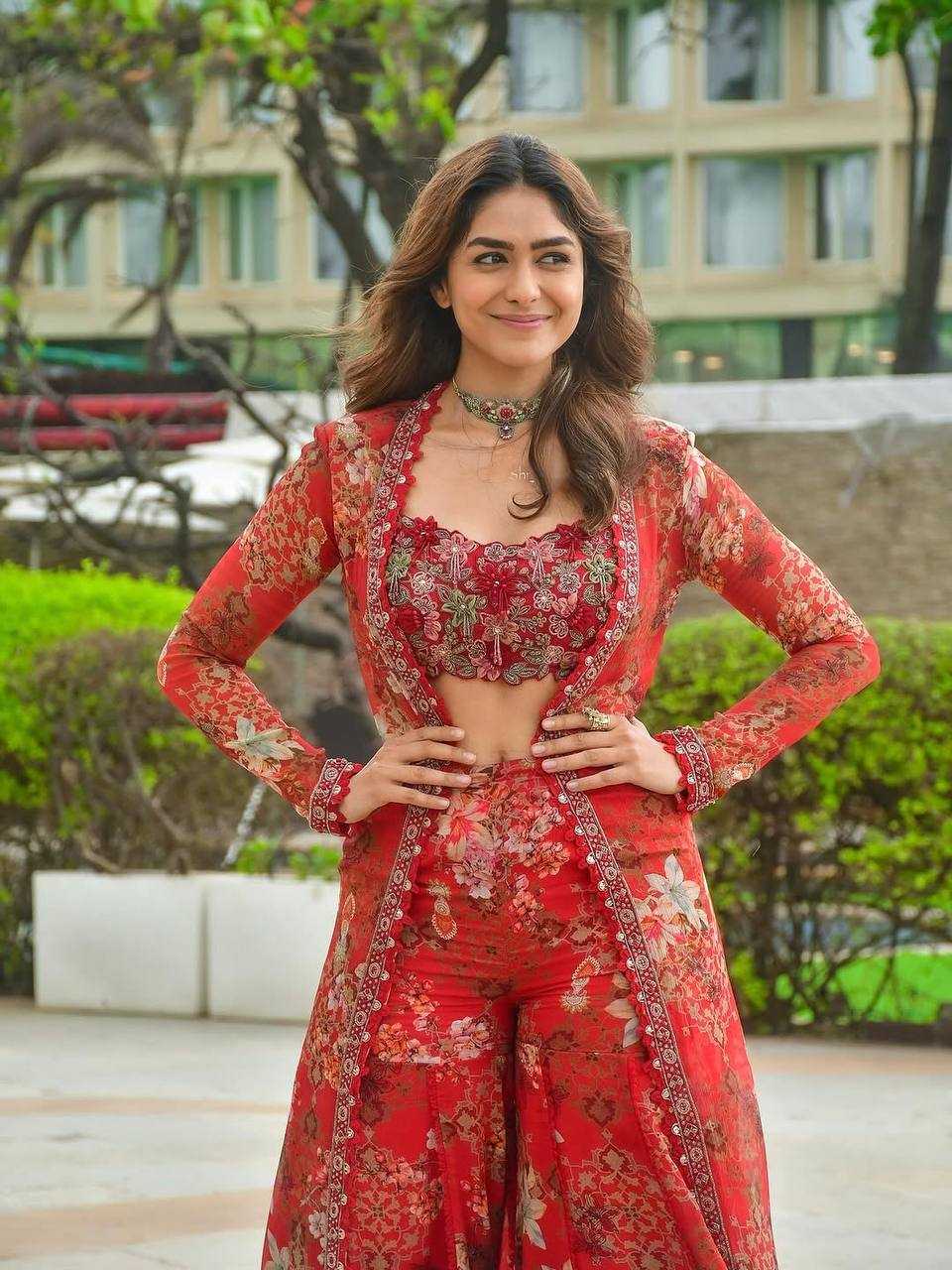 Ynf Faux Georgette RIN227 1126 Suits & Dresses Bollywood Collections Wholesale Ladies Suits Sharara Salwar Suits Indo Western Dresses Embroidery Suits MRUNAL THAKUR Manufacturer