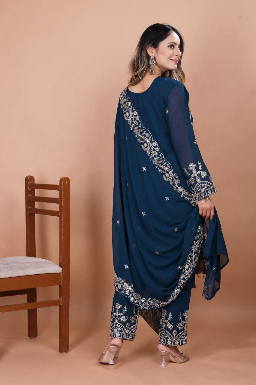 Ynf Faux Georgette RIN232 89 Suits & Dresses Wholesale Ladies Suits Embroidery Suits Wedding guest dresses Manufacturer