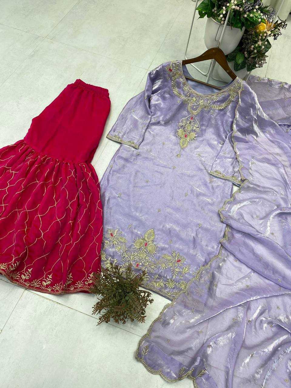 Ynf FENDY RIN110 380 Suits & Dresses Wholesale Sharara Salwar Suits Embroidery Suits Manufacturer
