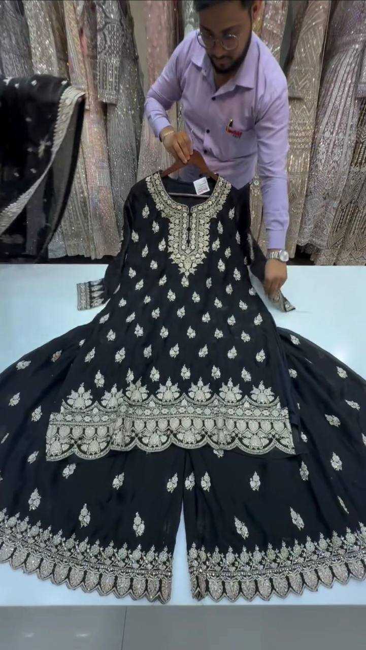 Ynf FENDY RIN141 1975 Suits & Dresses Wholesale Sharara Salwar Suits Embroidery Suits Manufacturer