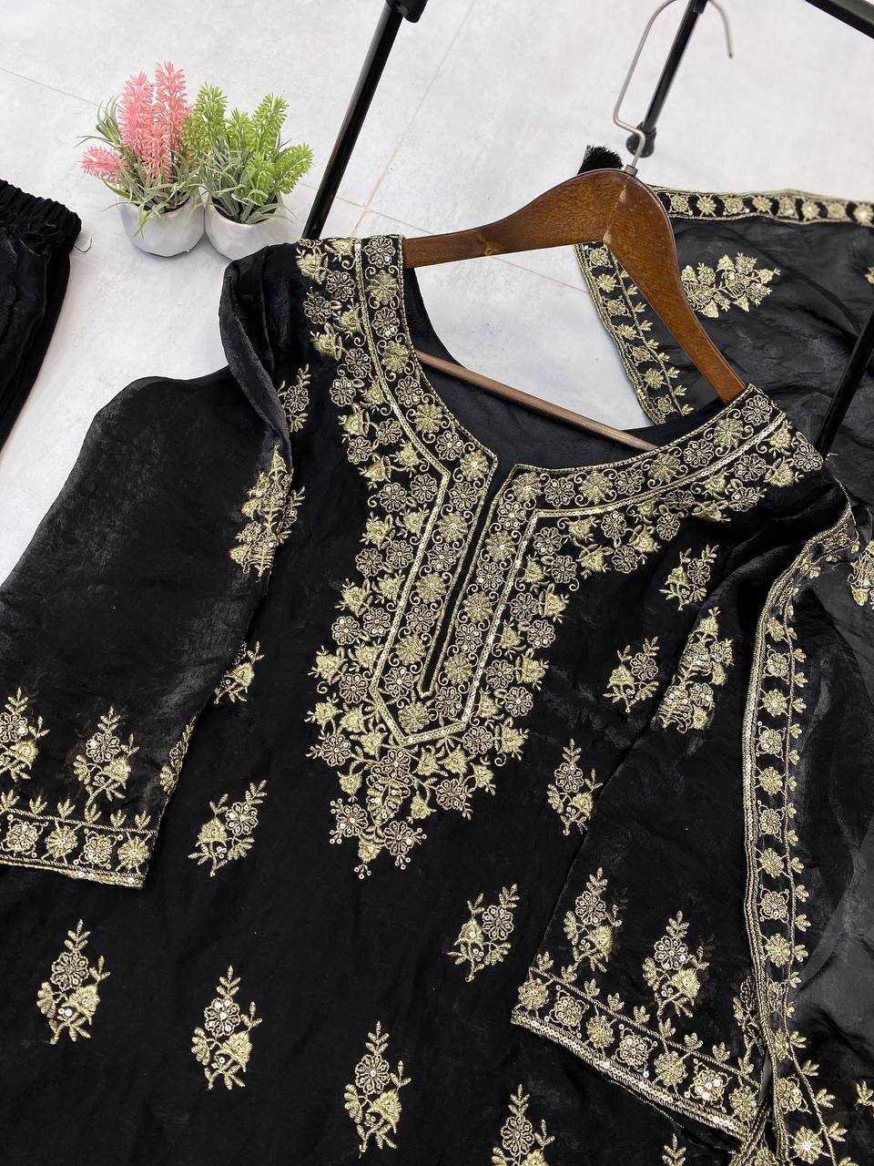 Ynf FENDY RIN141 1975 Suits & Dresses Wholesale Sharara Salwar Suits Embroidery Suits Manufacturer
