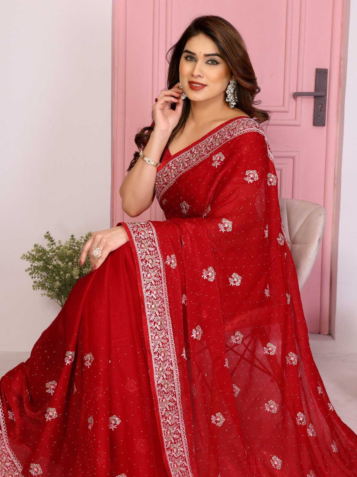 Ynf FENDY RIN188 Hammers2 Silk Sarees Wholesale Party Wear Silk Sarees Embroidered Silk Sarees Manufacturer