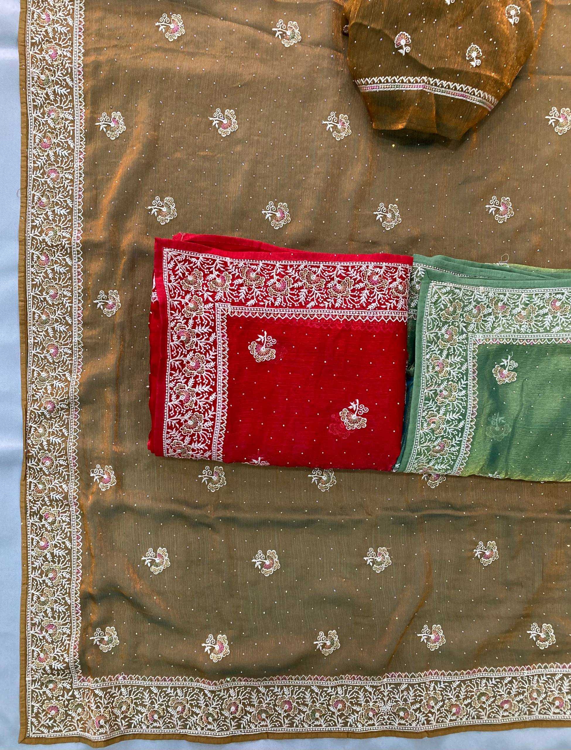 Ynf FENDY RIN188 Hammers2 Silk Sarees Wholesale Party Wear Silk Sarees Embroidered Silk Sarees Manufacturer