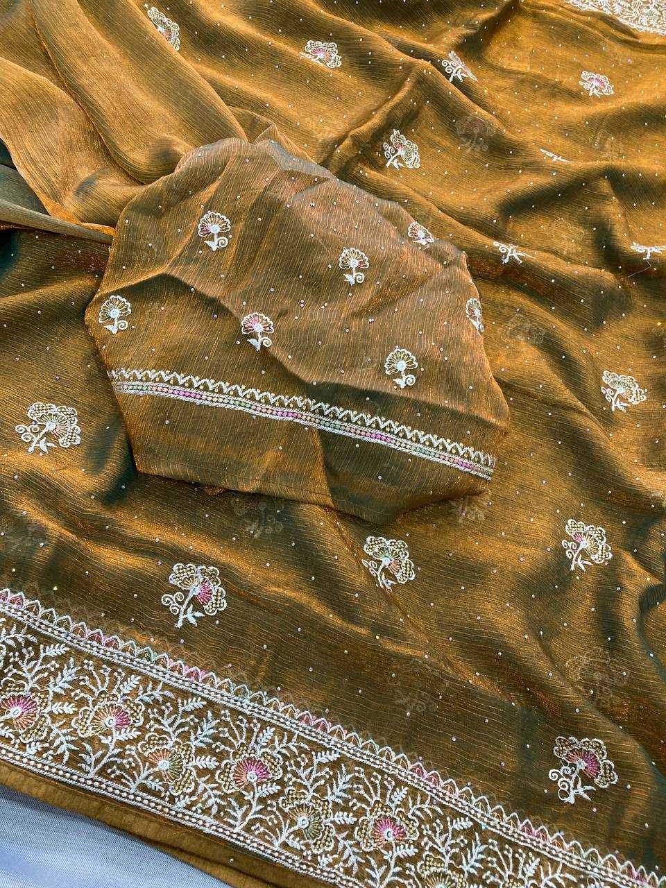 Ynf FENDY RIN188 Hammers2 Silk Sarees Wholesale Party Wear Silk Sarees Embroidered Silk Sarees Manufacturer