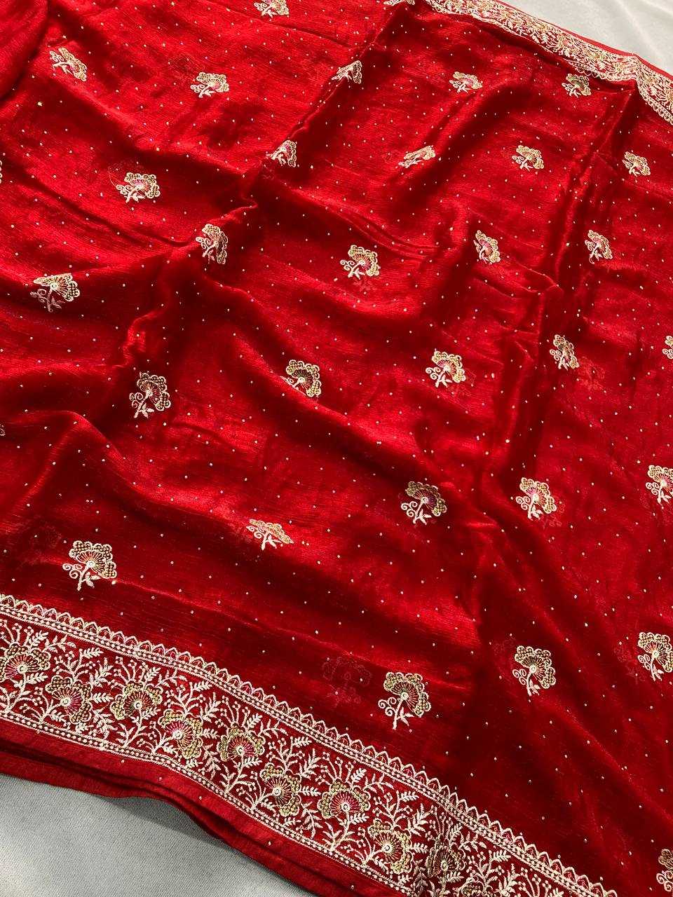 Ynf FENDY RIN188 Hammers2 Silk Sarees Wholesale Party Wear Silk Sarees Embroidered Silk Sarees Manufacturer