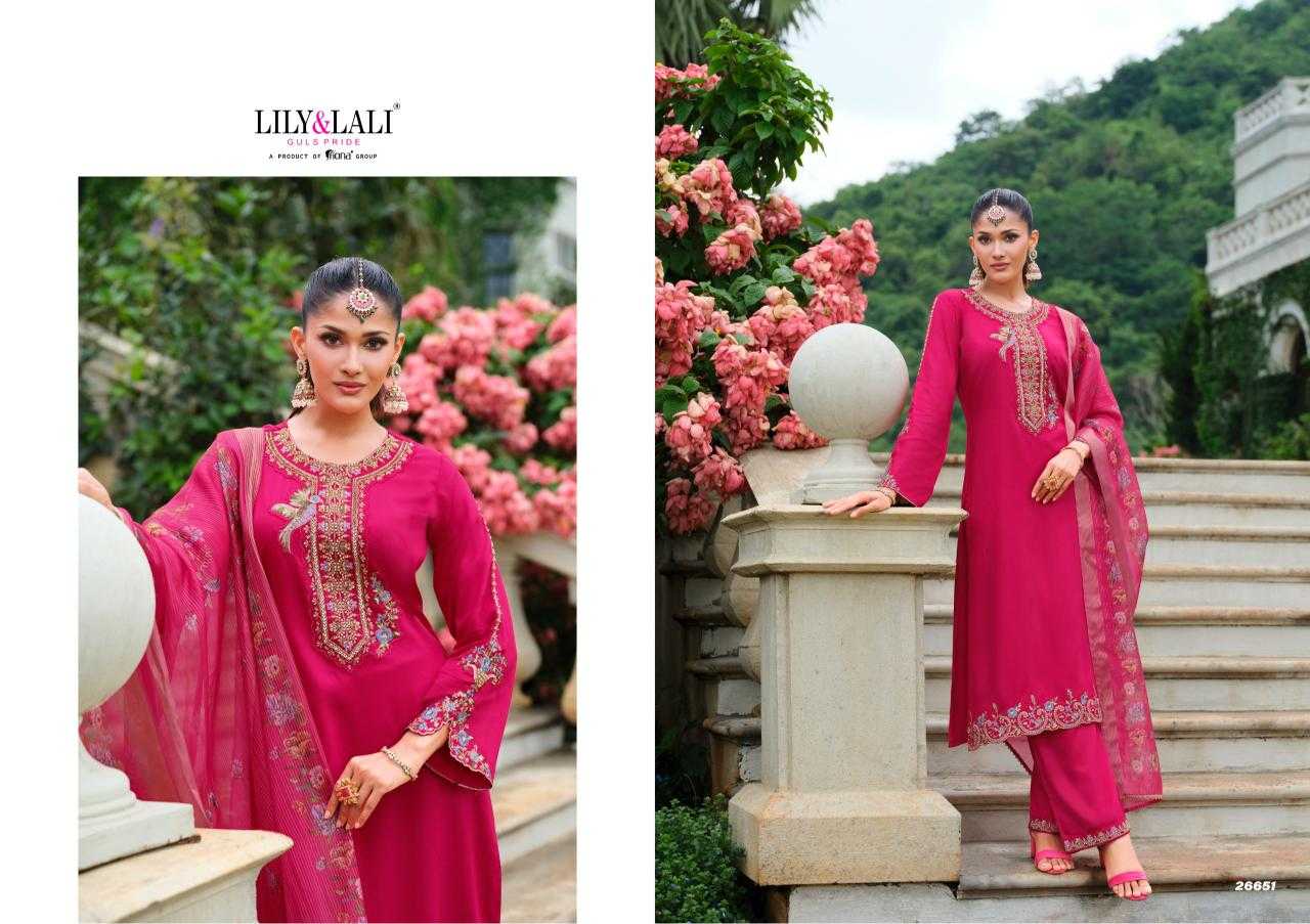 Ynf Gajji Silk RIN190 LILY & LALI-Mehzabeen Setwise Collections Wholesale Dresses & Suits Catalogs Manufacturer