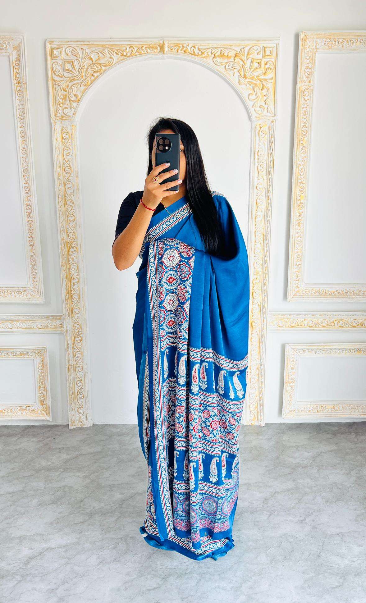 Ynf Gajji Silk RIN207 2206 Silk Sarees Wholesale Gajji Modal Sarees Fancy Printed Silk Sarees Manufacturer