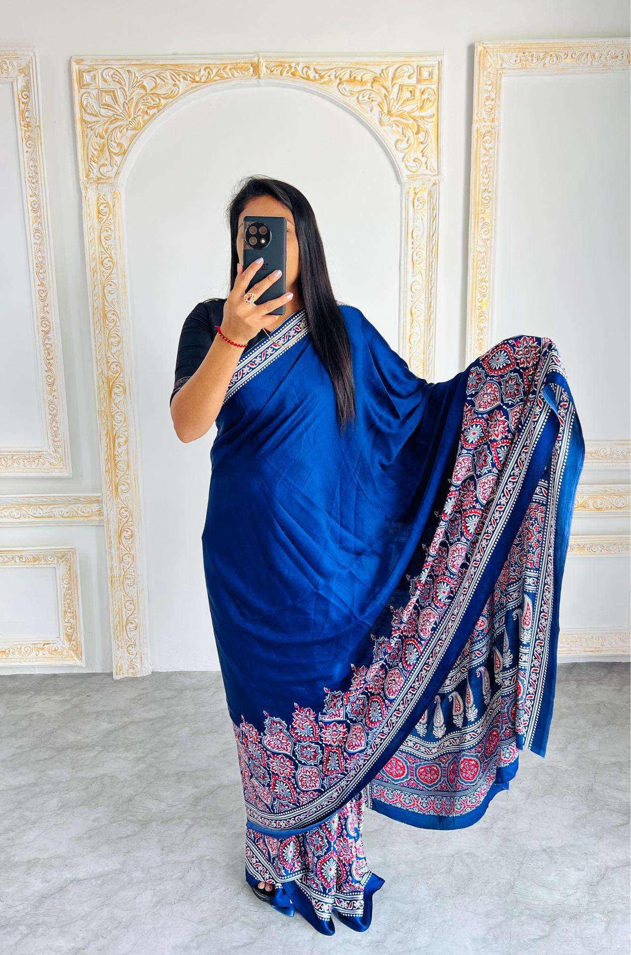 Ynf Gajji Silk RIN207 2206 Silk Sarees Wholesale Gajji Modal Sarees Fancy Printed Silk Sarees Manufacturer