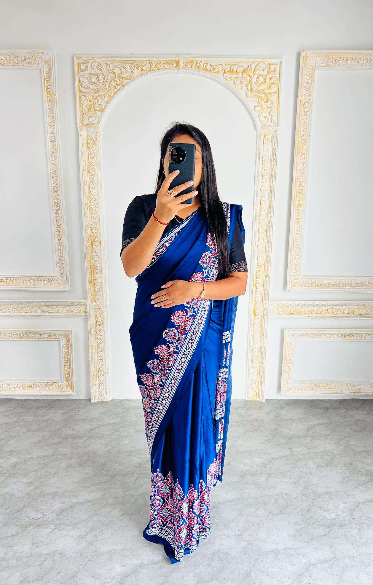 Ynf Gajji Silk RIN207 2206 Silk Sarees Wholesale Gajji Modal Sarees Fancy Printed Silk Sarees Manufacturer
