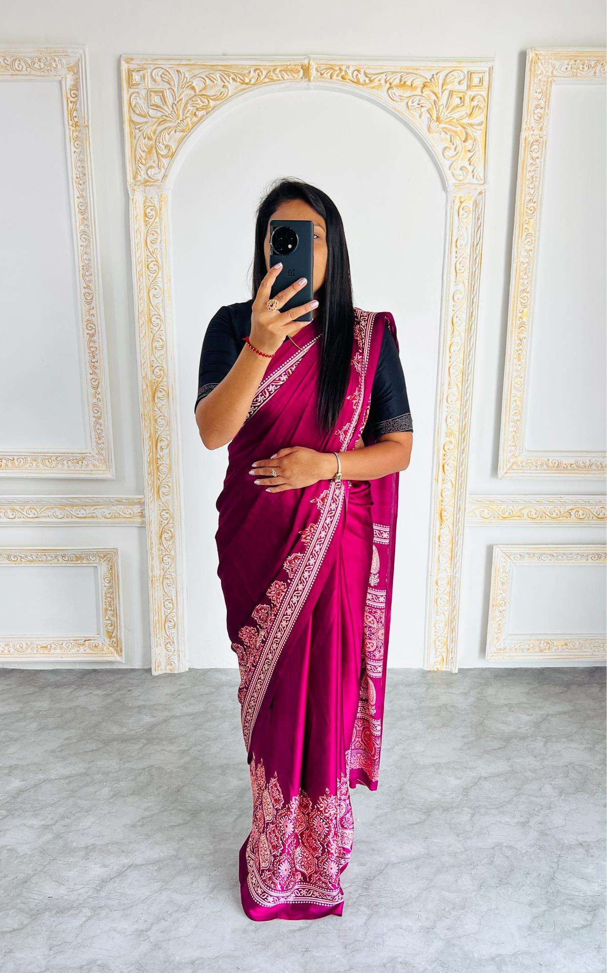 Ynf Gajji Silk RIN207 2206 Silk Sarees Wholesale Gajji Modal Sarees Fancy Printed Silk Sarees Manufacturer