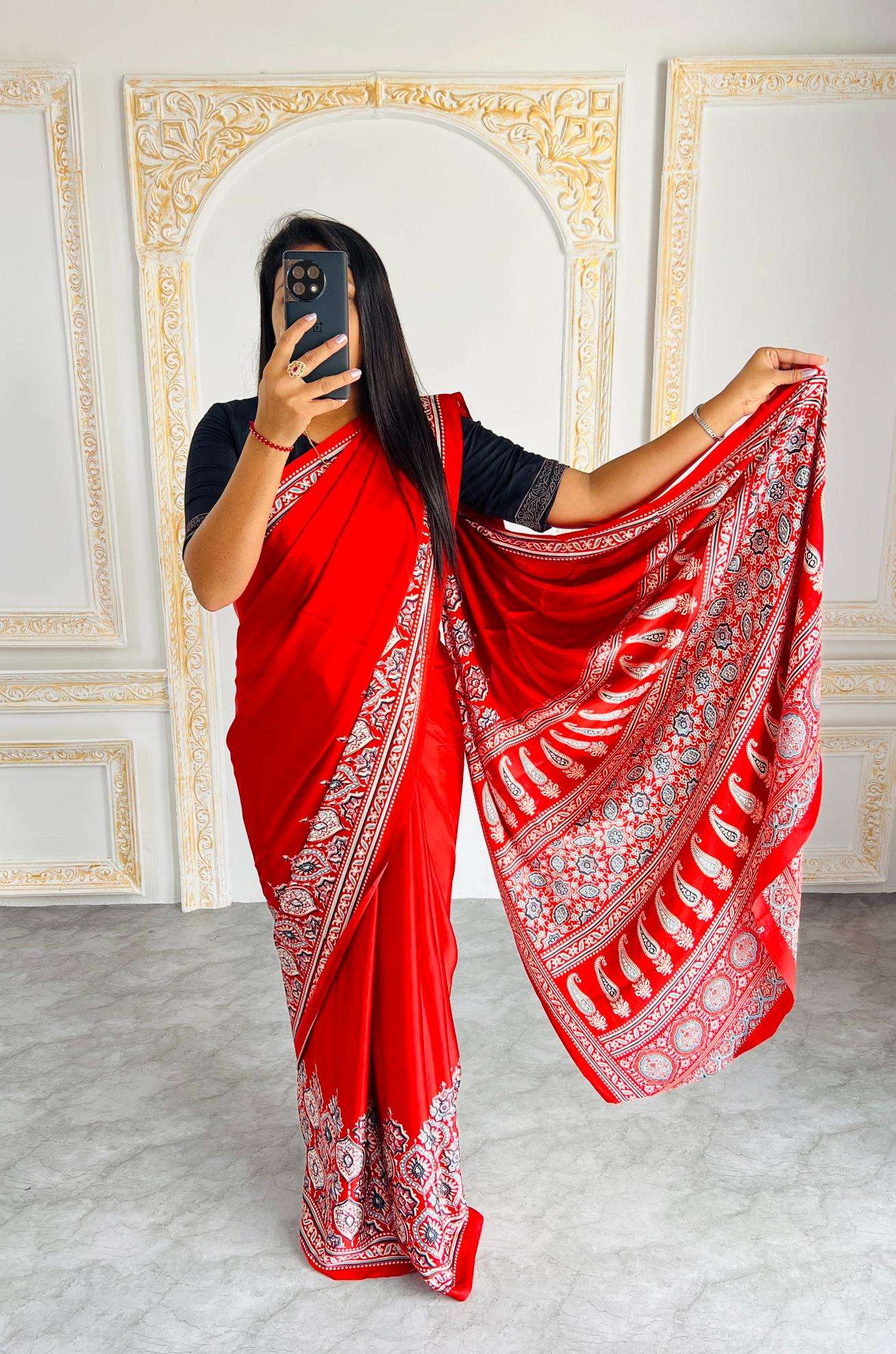 Ynf Gajji Silk RIN207 2206 Silk Sarees Wholesale Gajji Modal Sarees Fancy Printed Silk Sarees Manufacturer