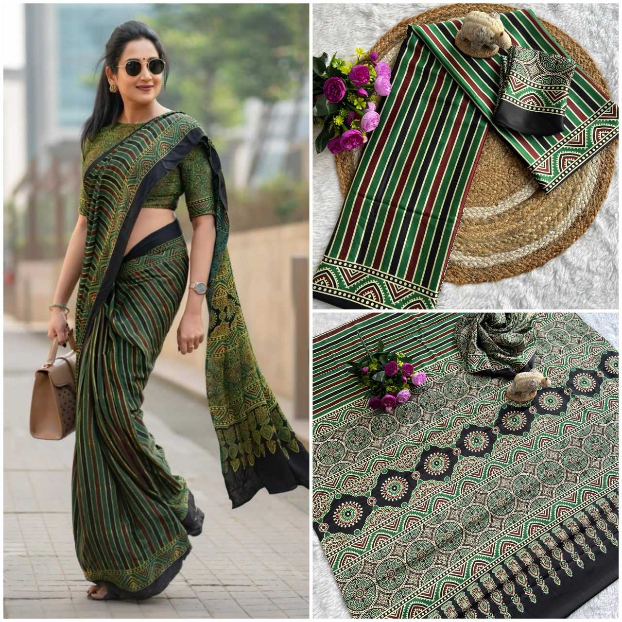 Ynf Gajji Silk RIN207 2224 Sarees Wholesale Printed Sarees Silk Sarees Office Wear Sarees Manufacturer