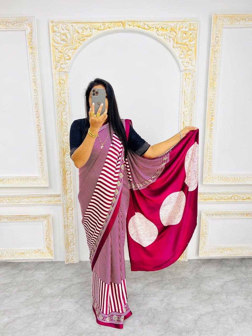 Ynf Gajji Silk RIN207 2230 Sarees Wedding Collections Festive Collections Wholesale Printed Sarees Silk Sarees Sarees With Blouse Manufacturer