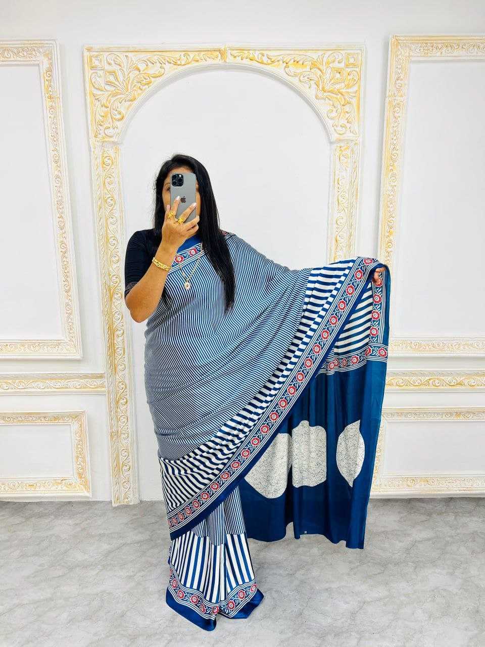 Ynf Gajji Silk RIN207 2230 Sarees Wedding Collections Festive Collections Wholesale Printed Sarees Silk Sarees Sarees With Blouse Manufacturer
