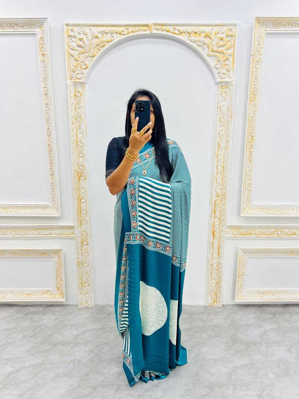 Ynf Gajji Silk RIN207 2230 Sarees Wedding Collections Festive Collections Wholesale Printed Sarees Silk Sarees Sarees With Blouse Manufacturer
