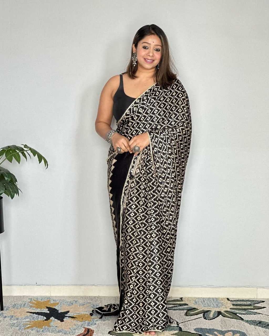 Ynf Gajji Silk RIN207 2234 Silk Sarees Wholesale Gajji Modal Sarees Printed Silk Saree Manufacturer