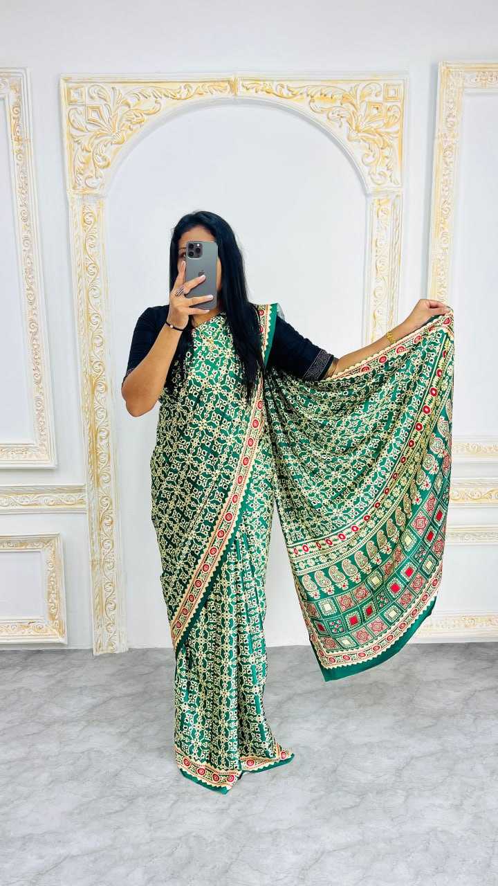 Ynf Gajji Silk RIN207 2254 Sarees Wedding Collections Festive Collections Wholesale Printed Sarees Silk Sarees Casual Sarees Manufacturer