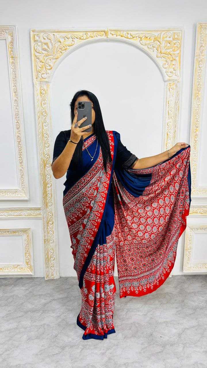 Ynf Gajji Silk RIN207 2257 Sarees Wedding Collections Festive Collections Wholesale Printed Sarees Silk Sarees Sarees With Blouse Manufacturer
