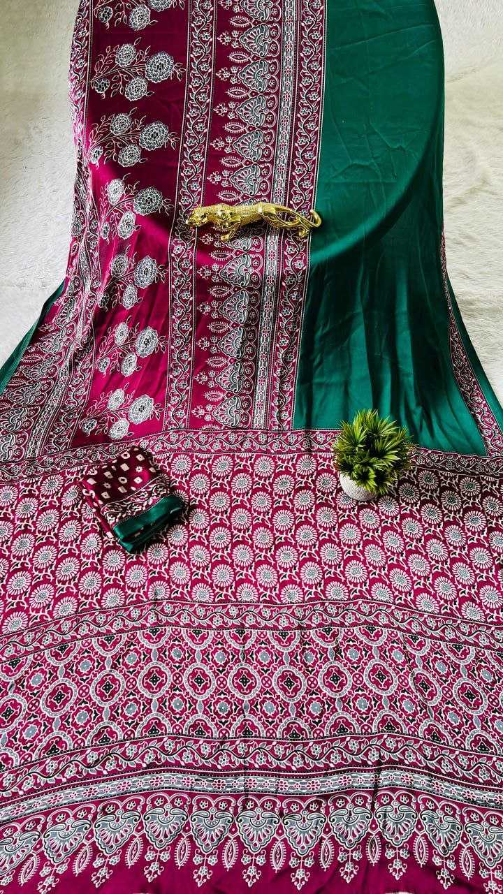 Ynf Gajji Silk RIN207 2257 Sarees Wedding Collections Festive Collections Wholesale Printed Sarees Silk Sarees Sarees With Blouse Manufacturer