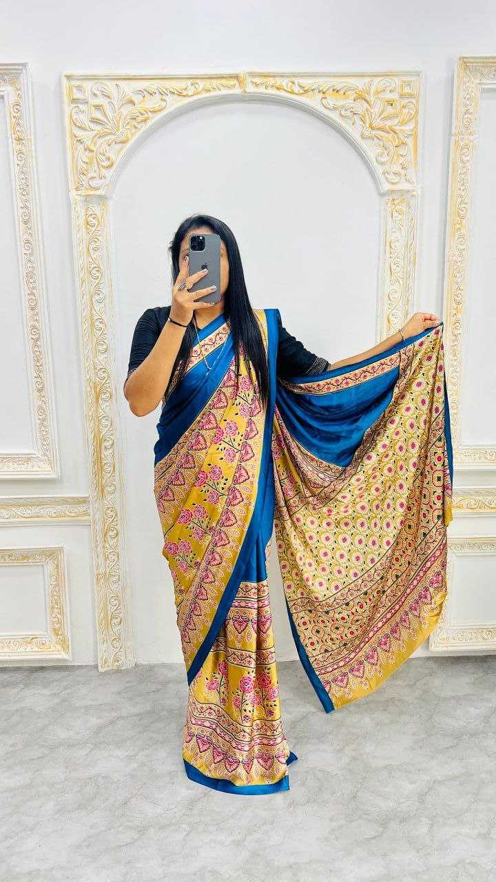 Ynf Gajji Silk RIN207 2257 Sarees Wedding Collections Festive Collections Wholesale Printed Sarees Silk Sarees Sarees With Blouse Manufacturer