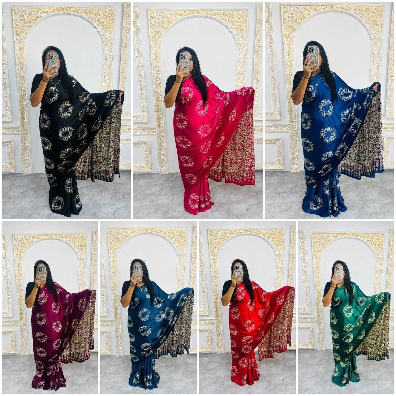 Ynf Gajji Silk RIN207 2258 Sarees Wedding Collections Festive Collections Wholesale Printed Sarees Silk Sarees Sarees With Blouse Manufacturer