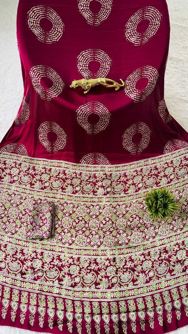 Ynf Gajji Silk RIN207 2258 Sarees Wedding Collections Festive Collections Wholesale Printed Sarees Silk Sarees Sarees With Blouse Manufacturer