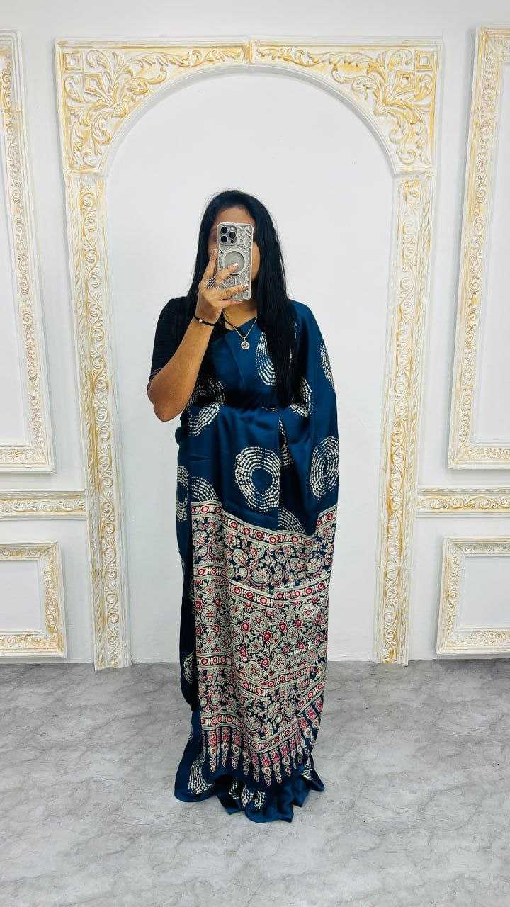 Ynf Gajji Silk RIN207 2258 Sarees Wedding Collections Festive Collections Wholesale Printed Sarees Silk Sarees Sarees With Blouse Manufacturer