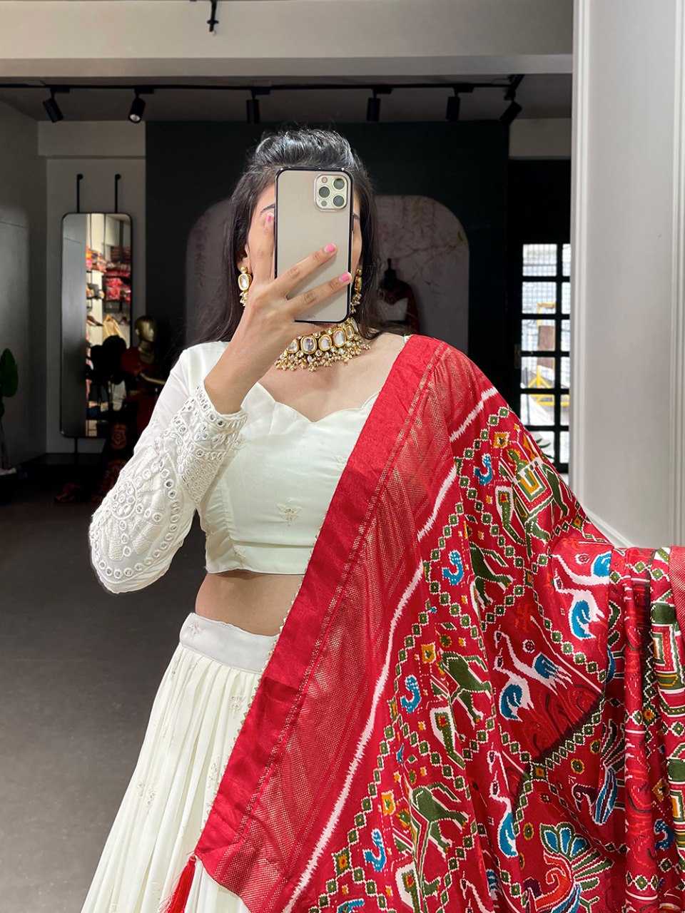 Ynf Georgette KESH134 1500 Lehengas Wedding Collections Festive Collections Wholesale Georgette Lehenga Mirror Work Lehenga Onam Collections Manufacturer