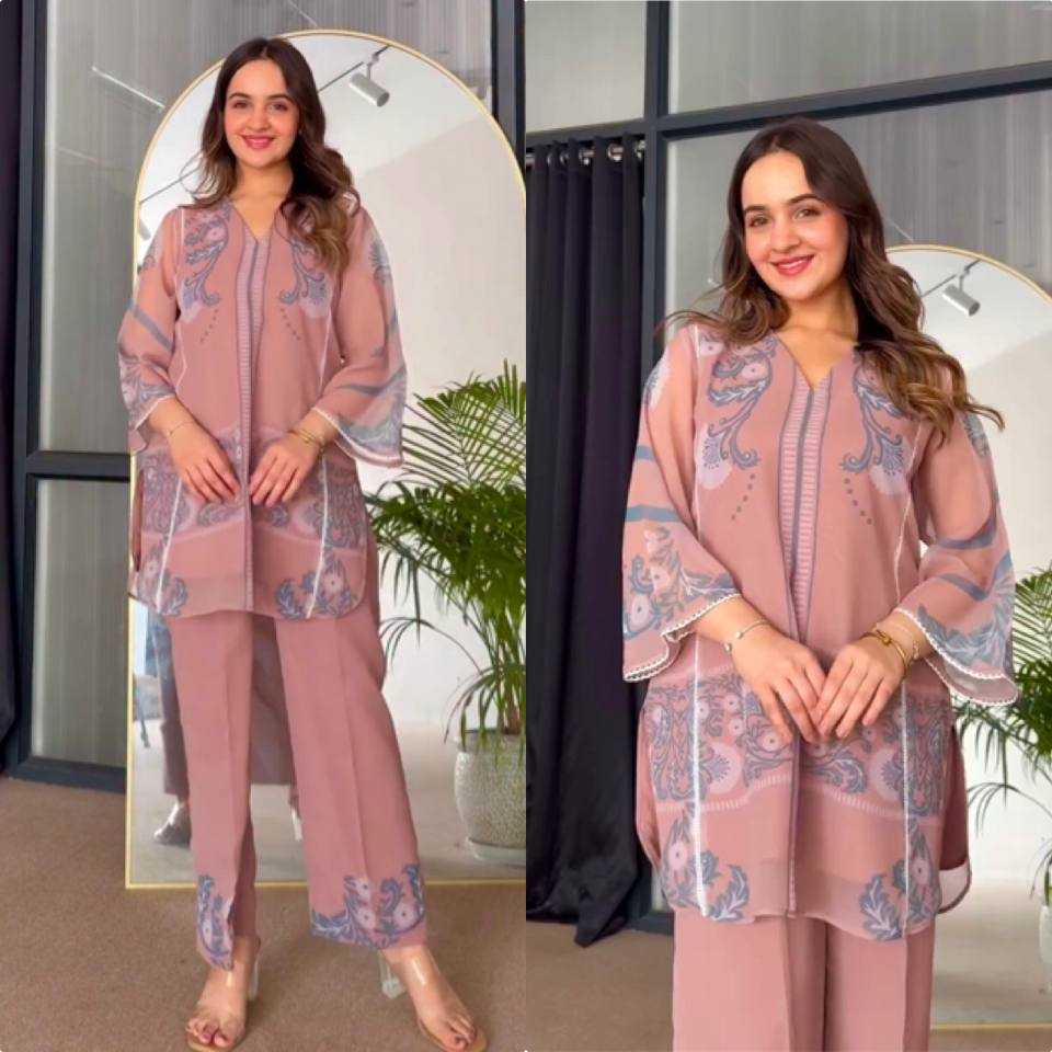 Ynf Georgette KESH141 1128 Western Wears Wholesale Co-ord Set Manufacturer