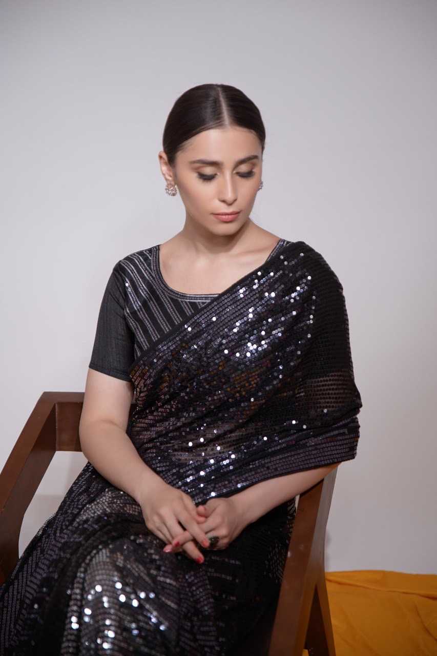 Ynf Georgette KESH151 5245 Sarees Wholesale Fancy Sarees Georgette Sarees Embroidered Sarees Manufacturer