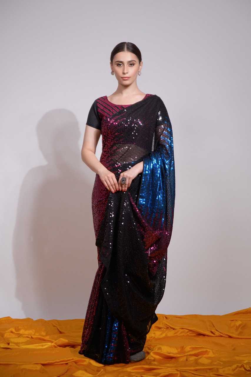 Ynf Georgette KESH151 5245 Sarees Wholesale Fancy Sarees Georgette Sarees Embroidered Sarees Manufacturer