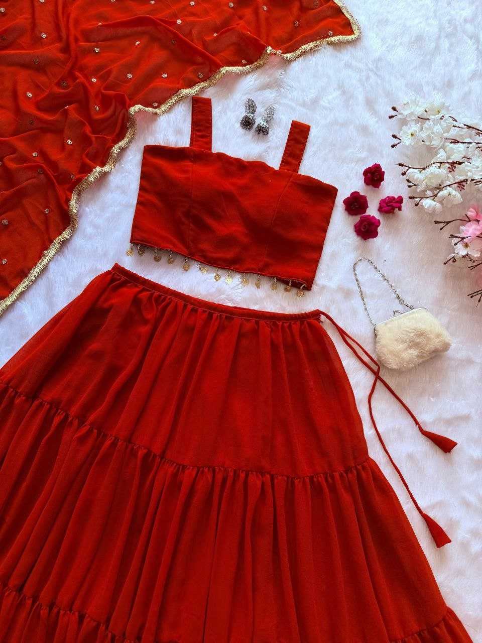 Ynf Georgette KESH154 1164 Lehengas Festive Collections Wholesale Fancy Lehenga Simple Lehenga Lehenga With Cancan Navratri Chaniya Choli Manufacturer