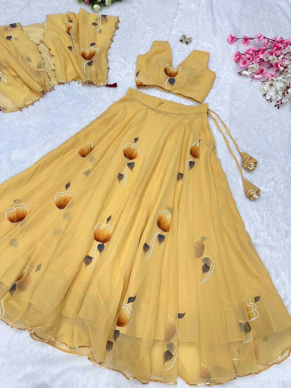 Ynf Georgette KESH154 303 Lehengas Wholesale Designer Lehenga Fancy Lehenga Georgette Lehenga Manufacturer