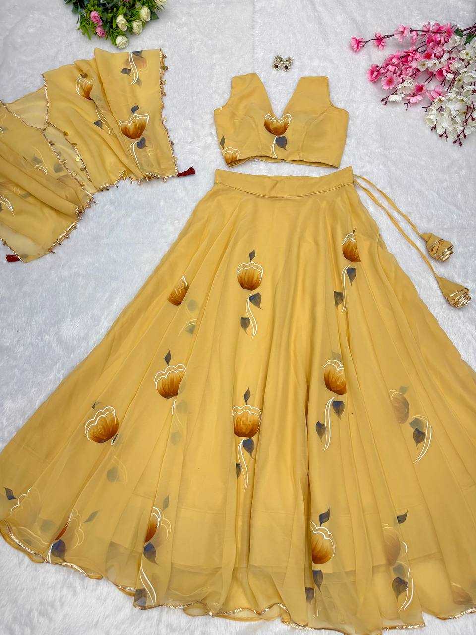 Ynf Georgette KESH154 303 Lehengas Wholesale Designer Lehenga Fancy Lehenga Georgette Lehenga Manufacturer