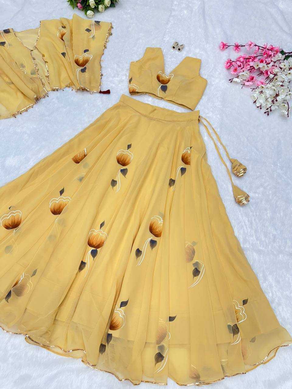 Ynf Georgette KESH154 303 Lehengas Wholesale Designer Lehenga Fancy Lehenga Georgette Lehenga Manufacturer