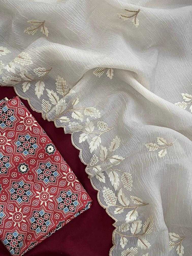 Ynf Georgette KESH249 Tashi Sarees Festive Collections Wholesale Georgette Sarees Embroidered Sarees Onam Collections Manufacturer
