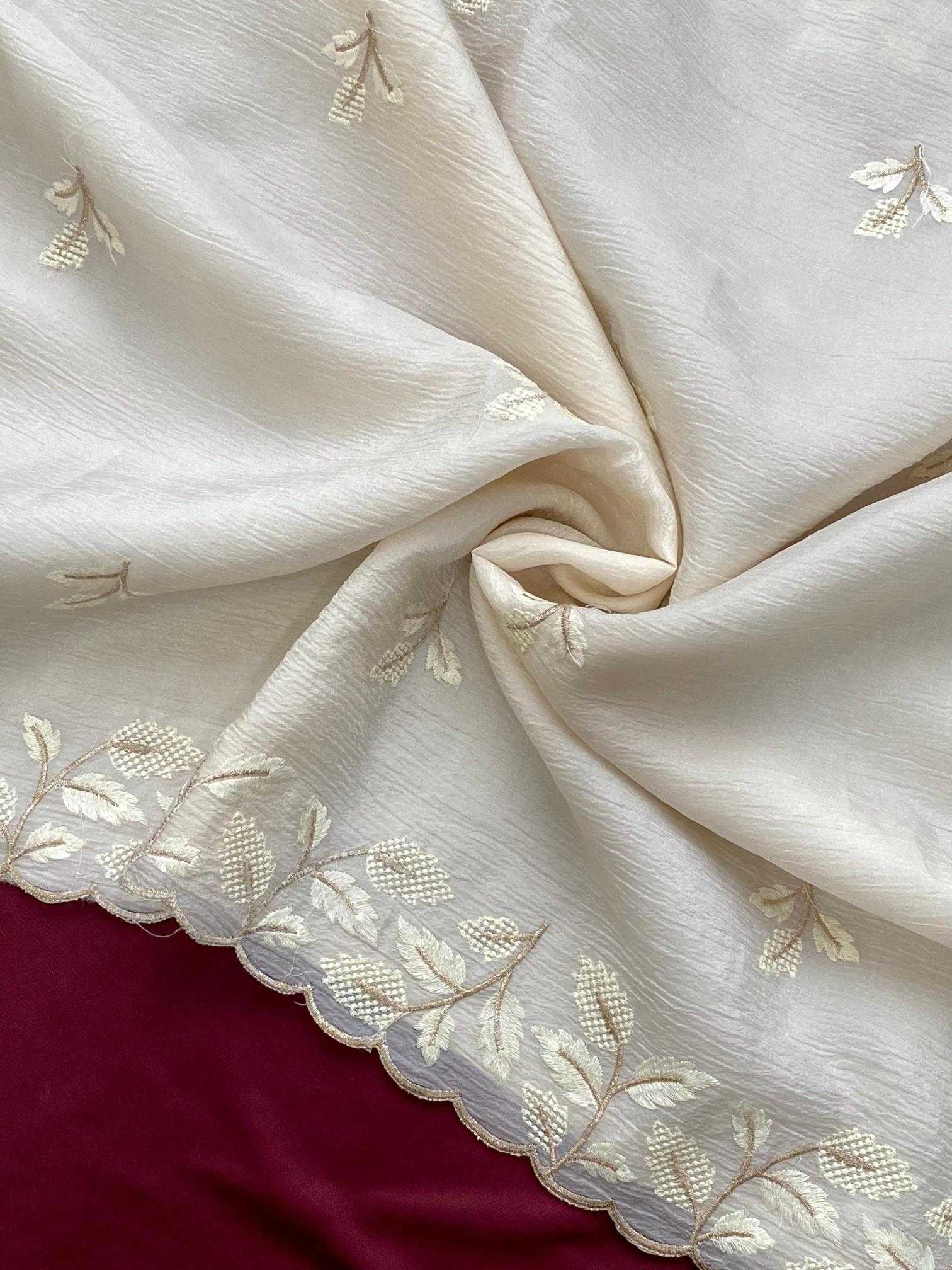Ynf Georgette KESH249 Tashi Sarees Festive Collections Wholesale Georgette Sarees Embroidered Sarees Onam Collections Manufacturer