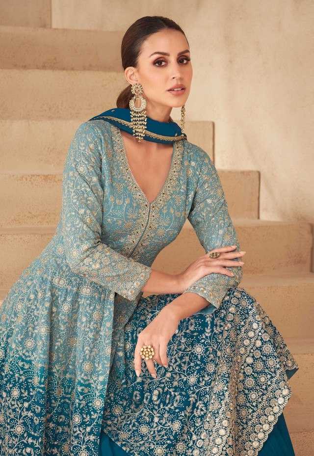 Ynf Georgette KESH379 10206 Suits & Dresses Wedding Collections Festive Collections Wholesale Georgette Suit Designer Suits Embroidered Suits Manufacturer